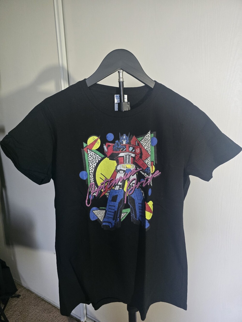Hasbro Black Tee with Multicolor Graphic